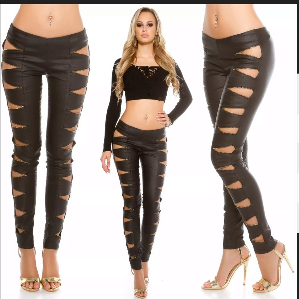 Zipper sexy pants